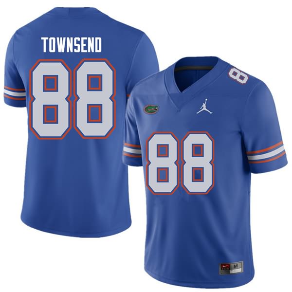 Men's NCAA Florida Gators Tommy Townsend #88 Stitched Authentic Jordan Brand Royal College Football Jersey QZV1465VH